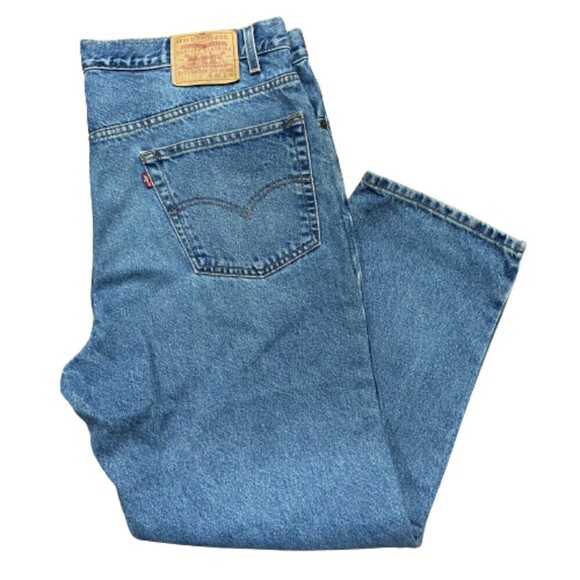 Levi's Vintage Y2K 560 Relaxed Fit Denim Blue Jeans Men's Size 42 x 31 - Picture 1 of 8